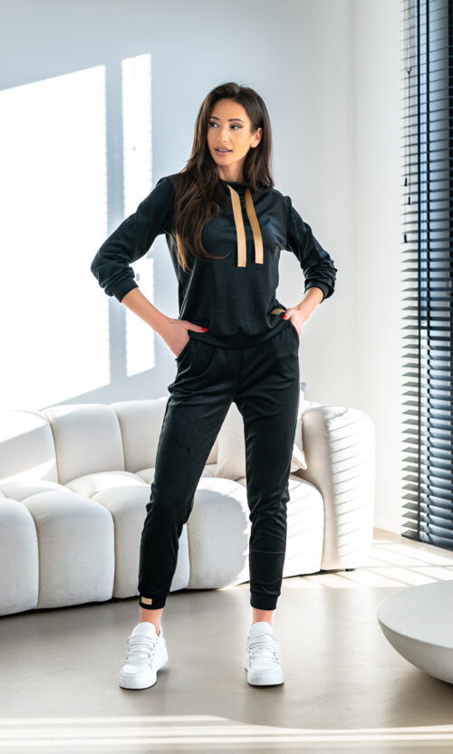 Komplet Dresowy Soft Mood - Czarny, S