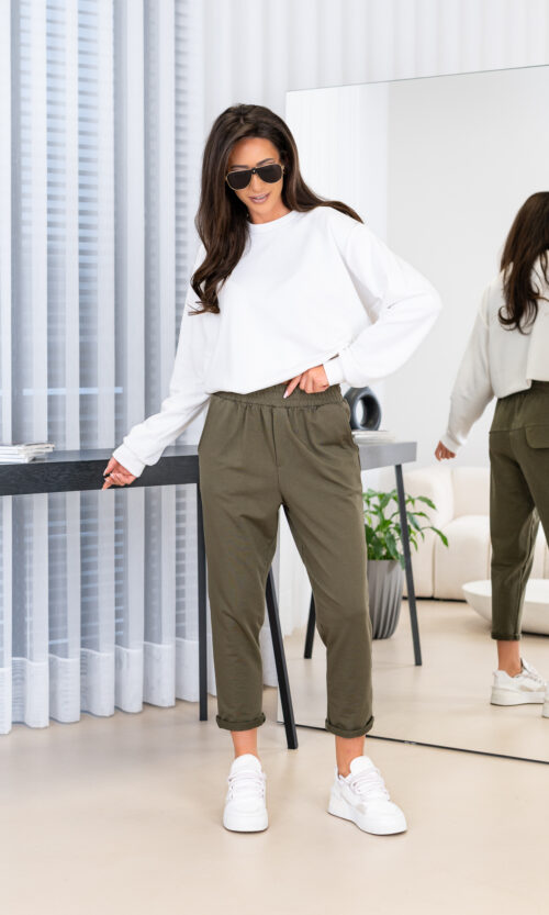 Spodnie Bibi new colors - XS/S, Khaki