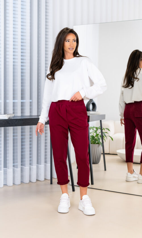 Spodnie Bibi new colors - XS/S, Bordowy