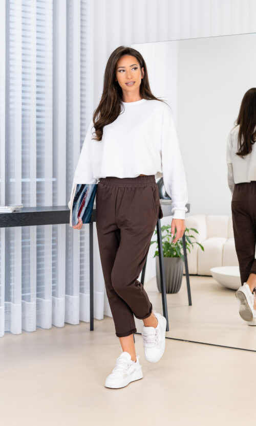 Spodnie Bibi new colors - XS/S, Gorzka czekolada