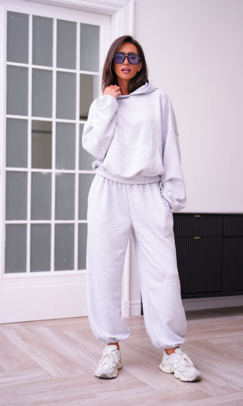 Viralowy komplet JA-MODA New - L/XL, SZARY (MELAŃŻ)