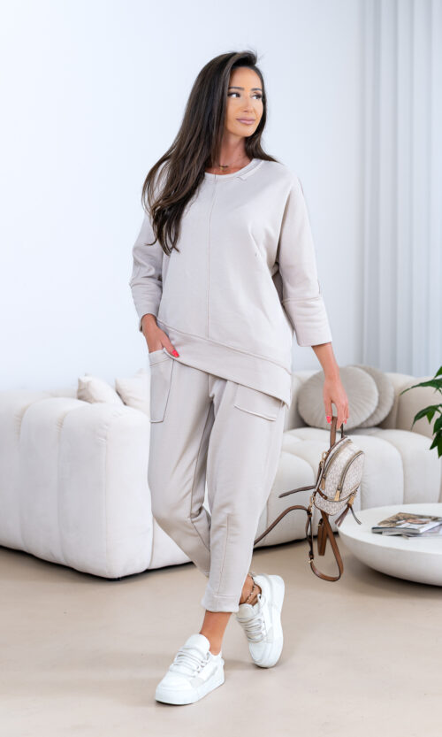 Spodnie Kate - Beżowy, XS/S