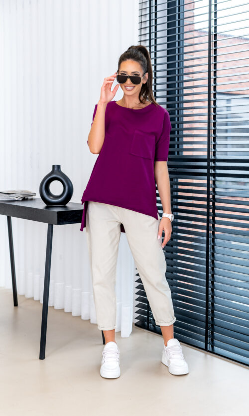 Bluzka/Tunika Bibi - XS/S, Jagoda