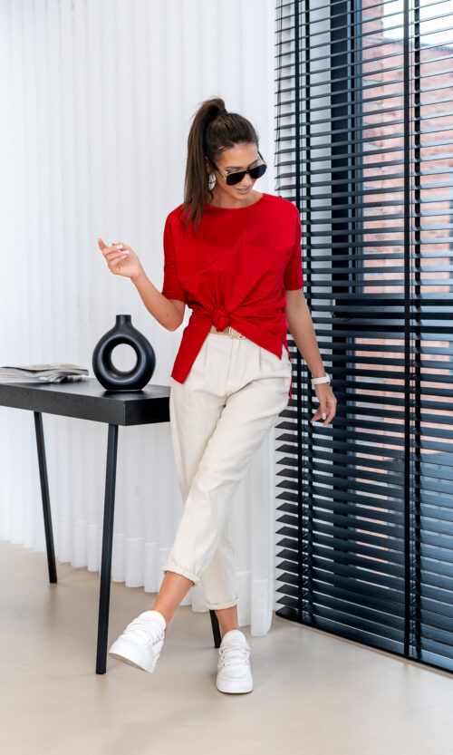 Bluzka/Tunika Bibi - XS/S, Czerwony