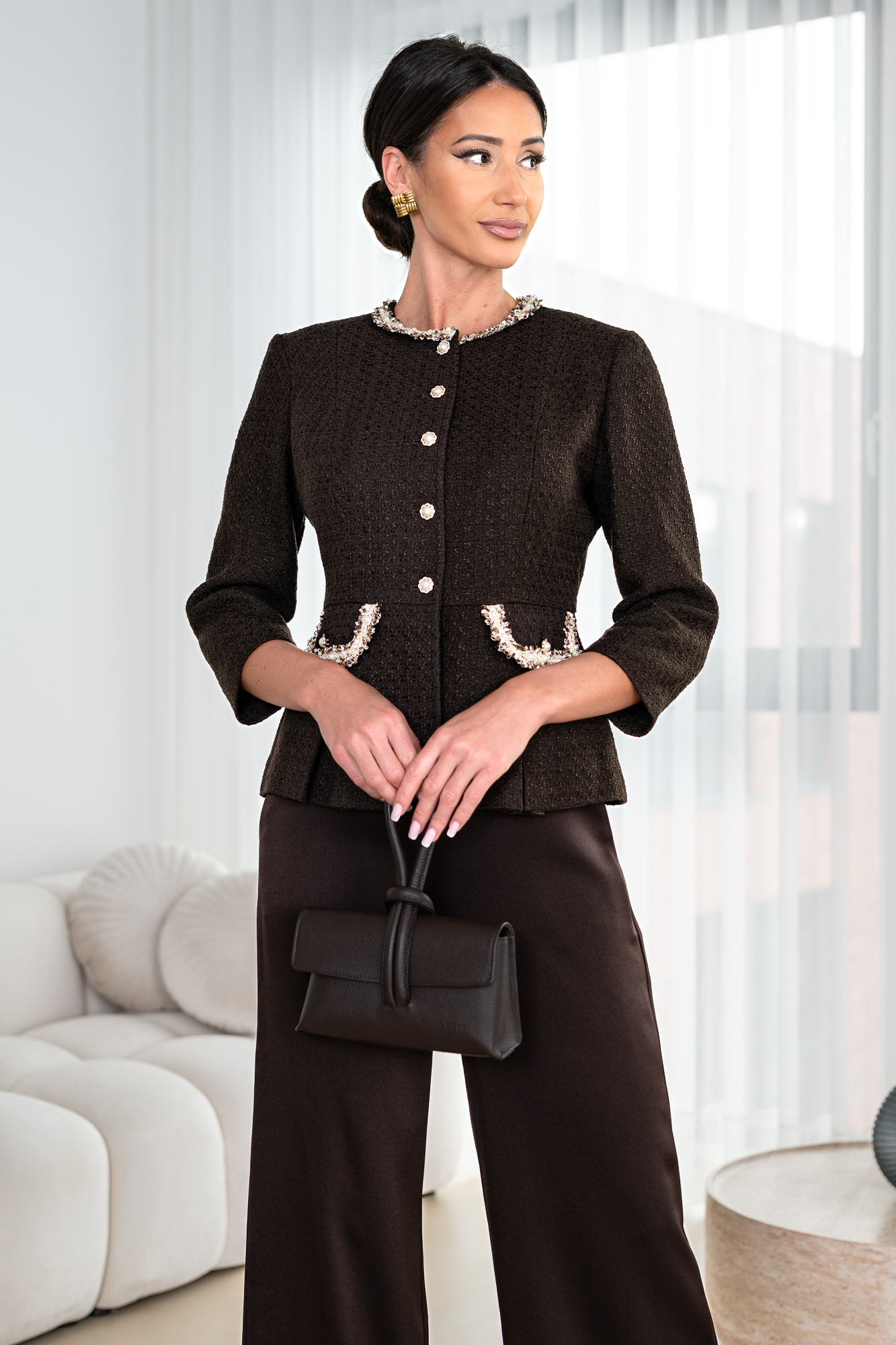 Garnitur Black Royal Tweed II - obrazek 6