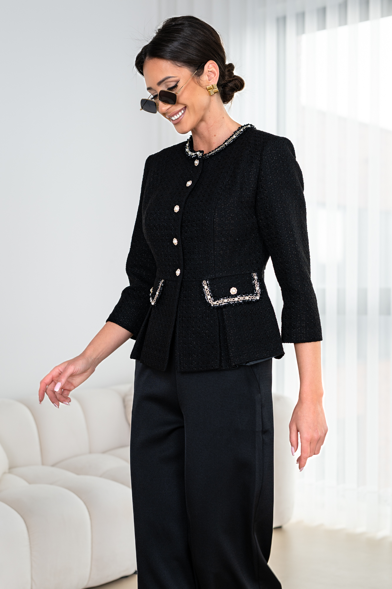 Garnitur Black Royal Tweed II - obrazek 9