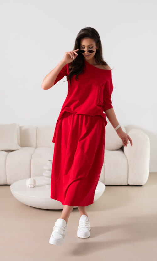 Spódnica BIBI new colors - XS/S, Czerwony