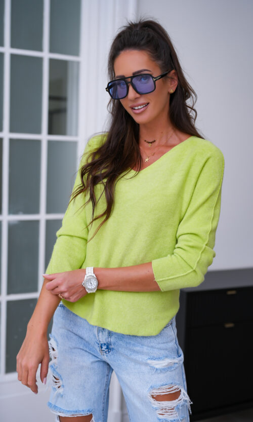 Sweter/bluzka Auri - Limonka, L