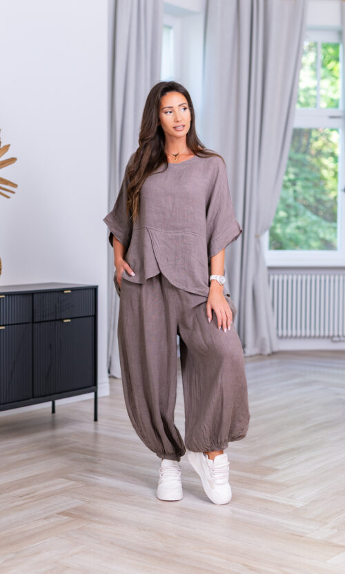 Bluzka Oliwiera - L/XL, Fango (odcień brazu)