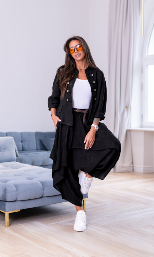 Spodnie  Lancetta - S/M, Czarny