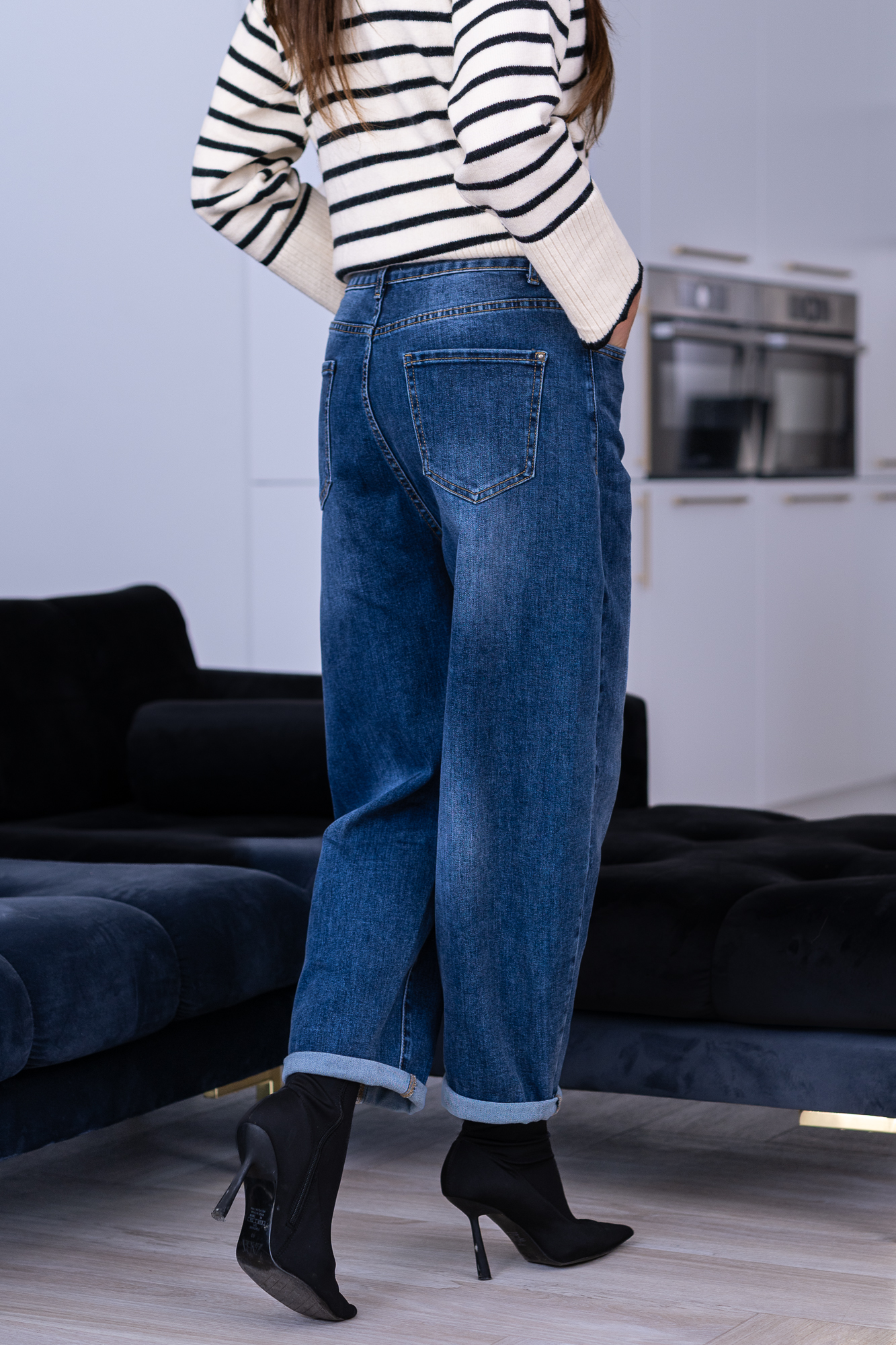Jeansy Denim Curve Balloon Fit - obrazek 5